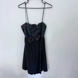 Jessica McClintock vintage LBD little black dress size 10